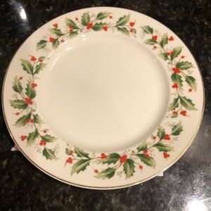 Vintage Macy’s Holly Salad Plate 6283 Japan